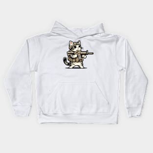 Tactical Cat Kids Hoodie